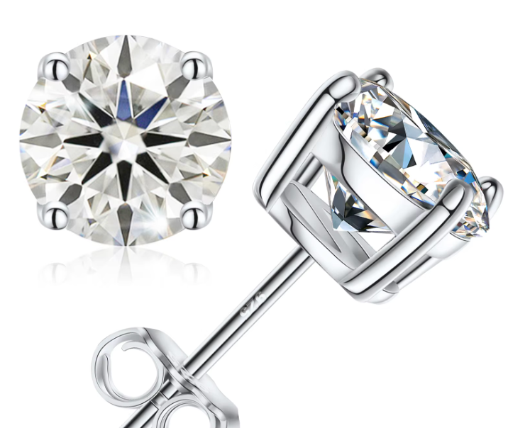CLASSIC 4-PRONG STUD EARRINGS- 3MM