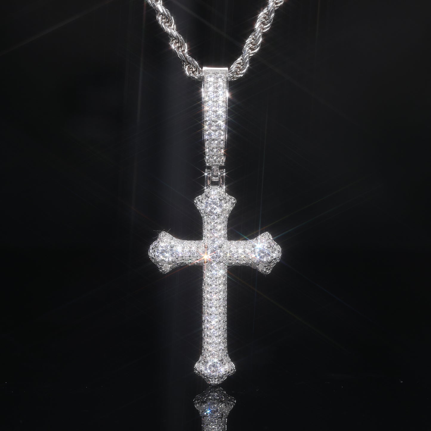 IRIS CROSS PENDANT CRUCIFIX