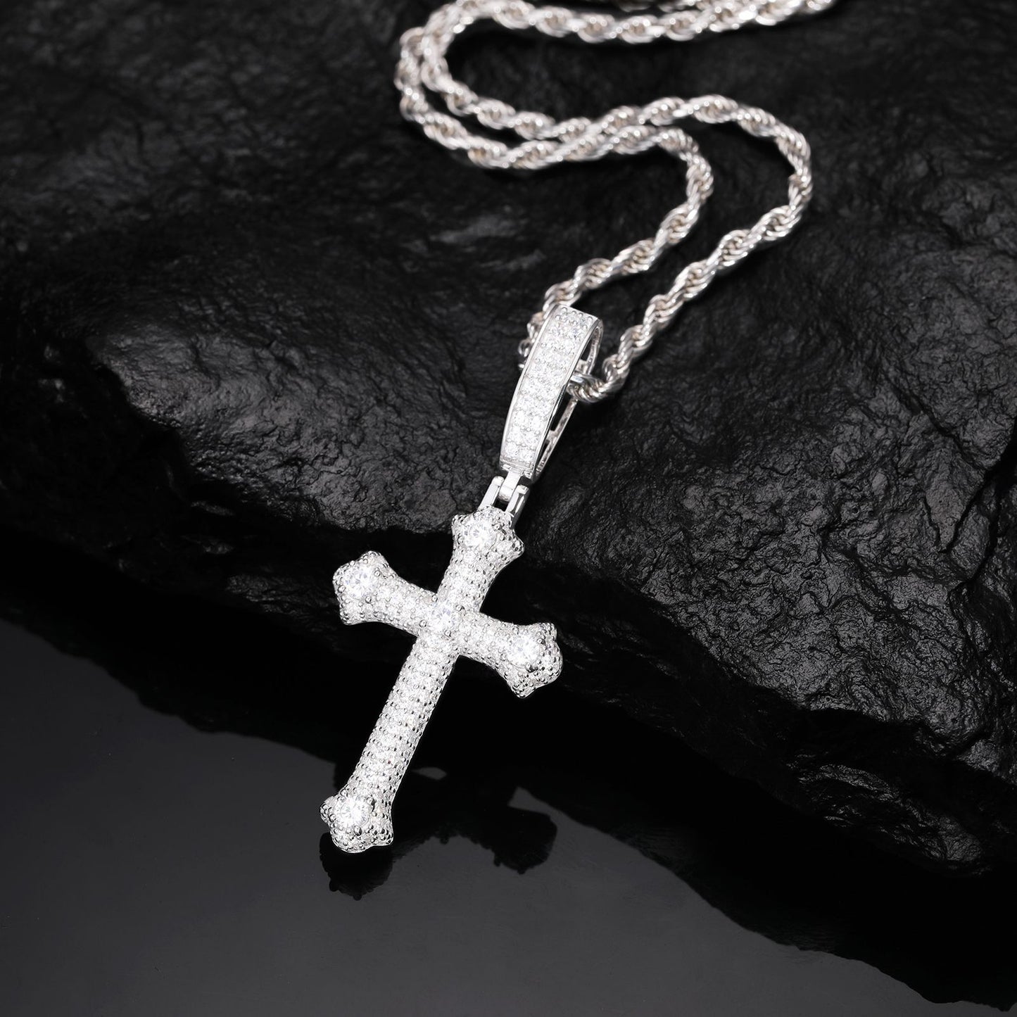 IRIS CROSS PENDANT CRUCIFIX