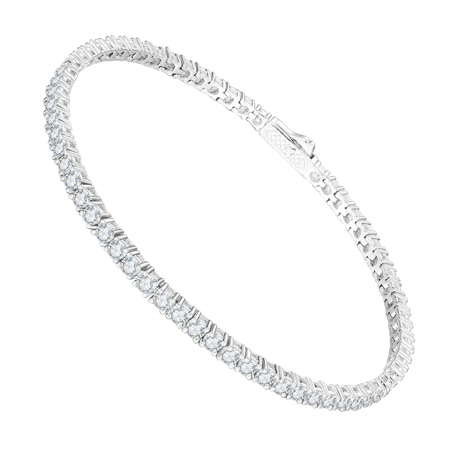 SR TENNIS CHAIN BRACELET 7.5 INCH