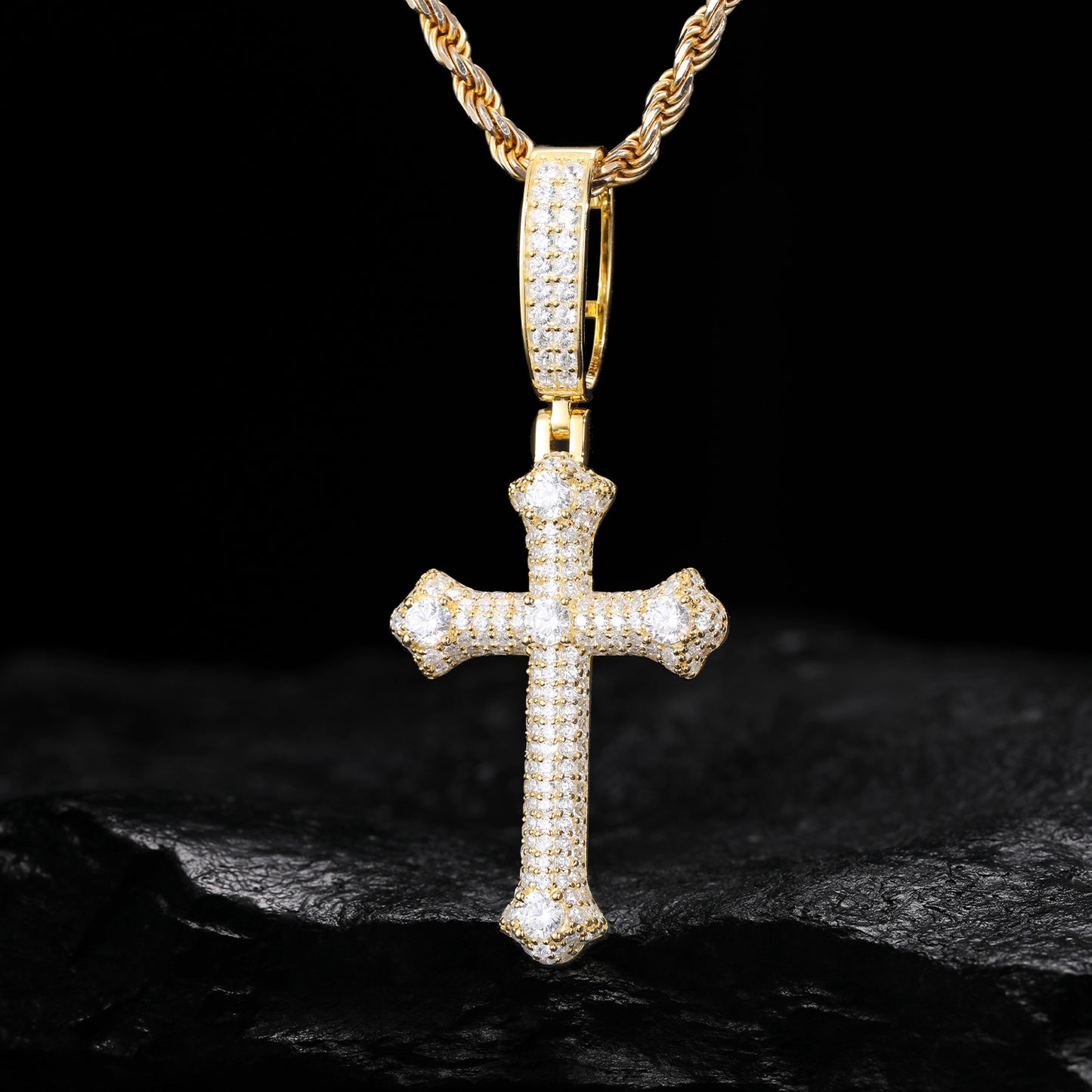 IRIS CROSS PENDANT CRUCIFIX