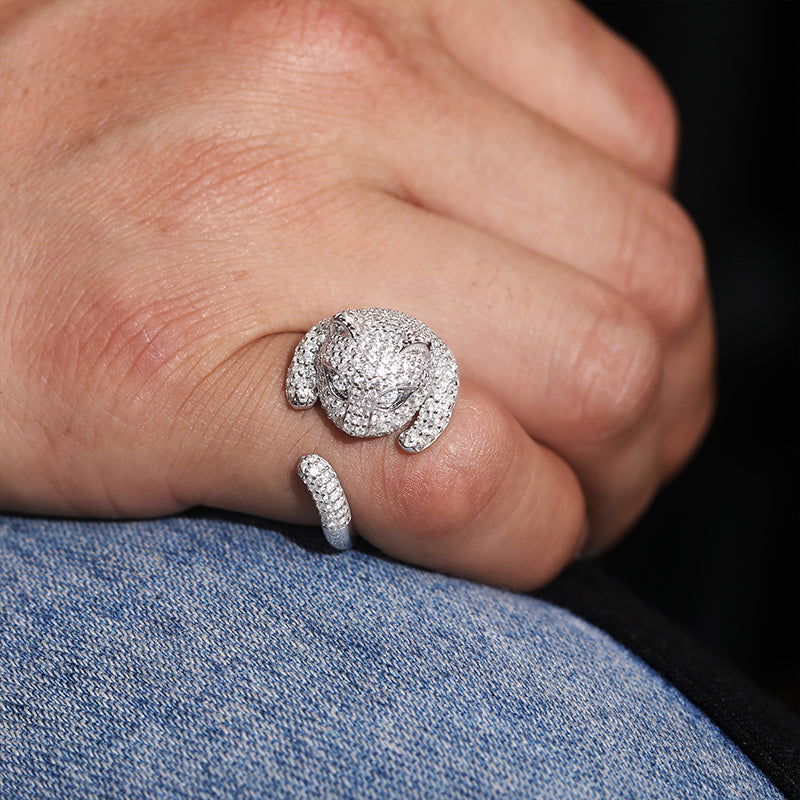 SR LEOPARD RING