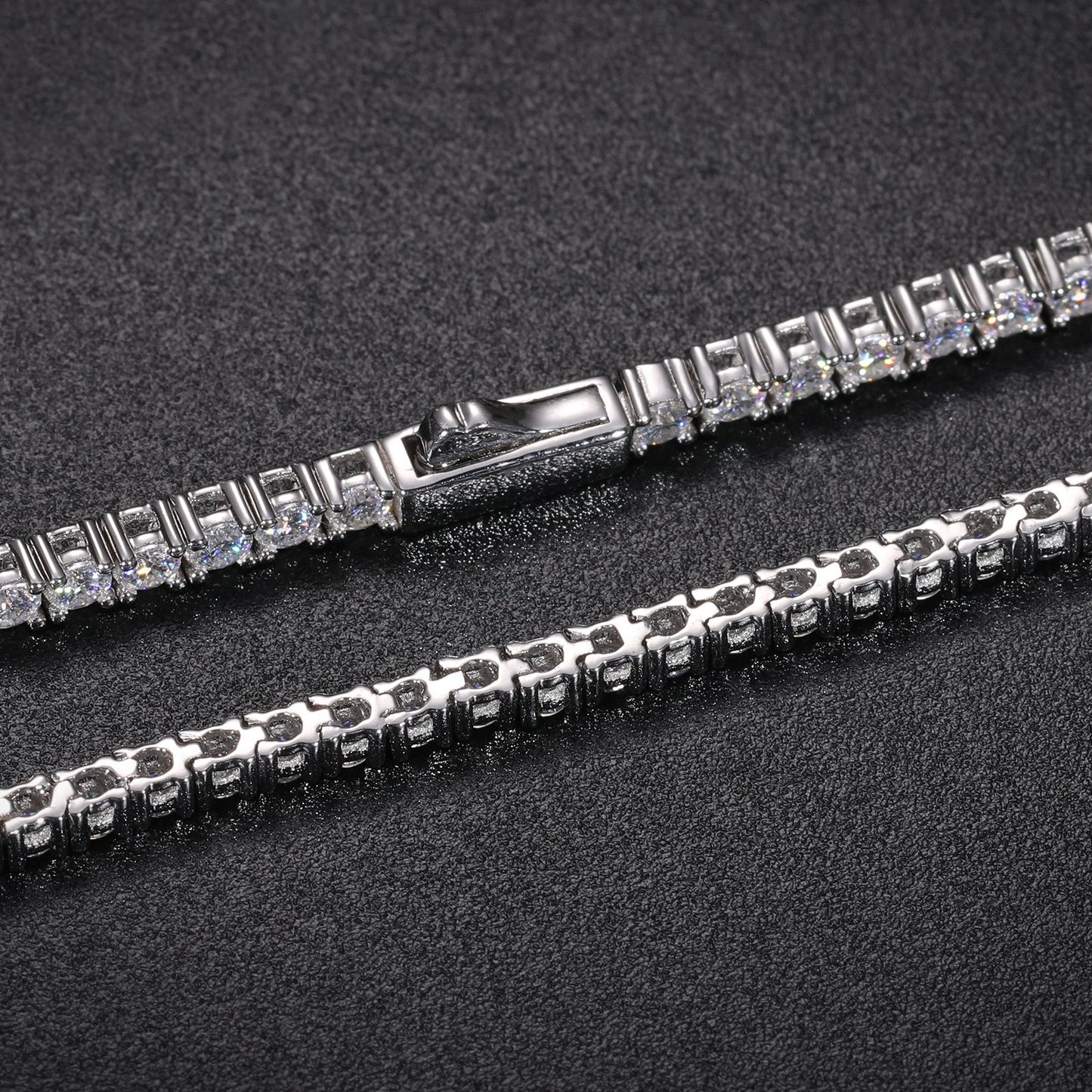 SR TENNIS CHAIN BRACELET 7.5 INCH