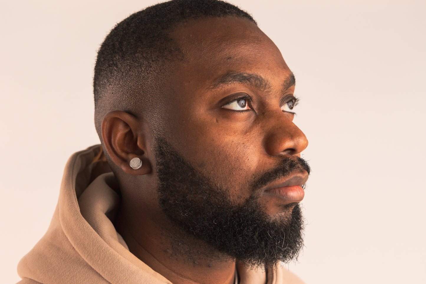 ROUND STUD EARRINGS