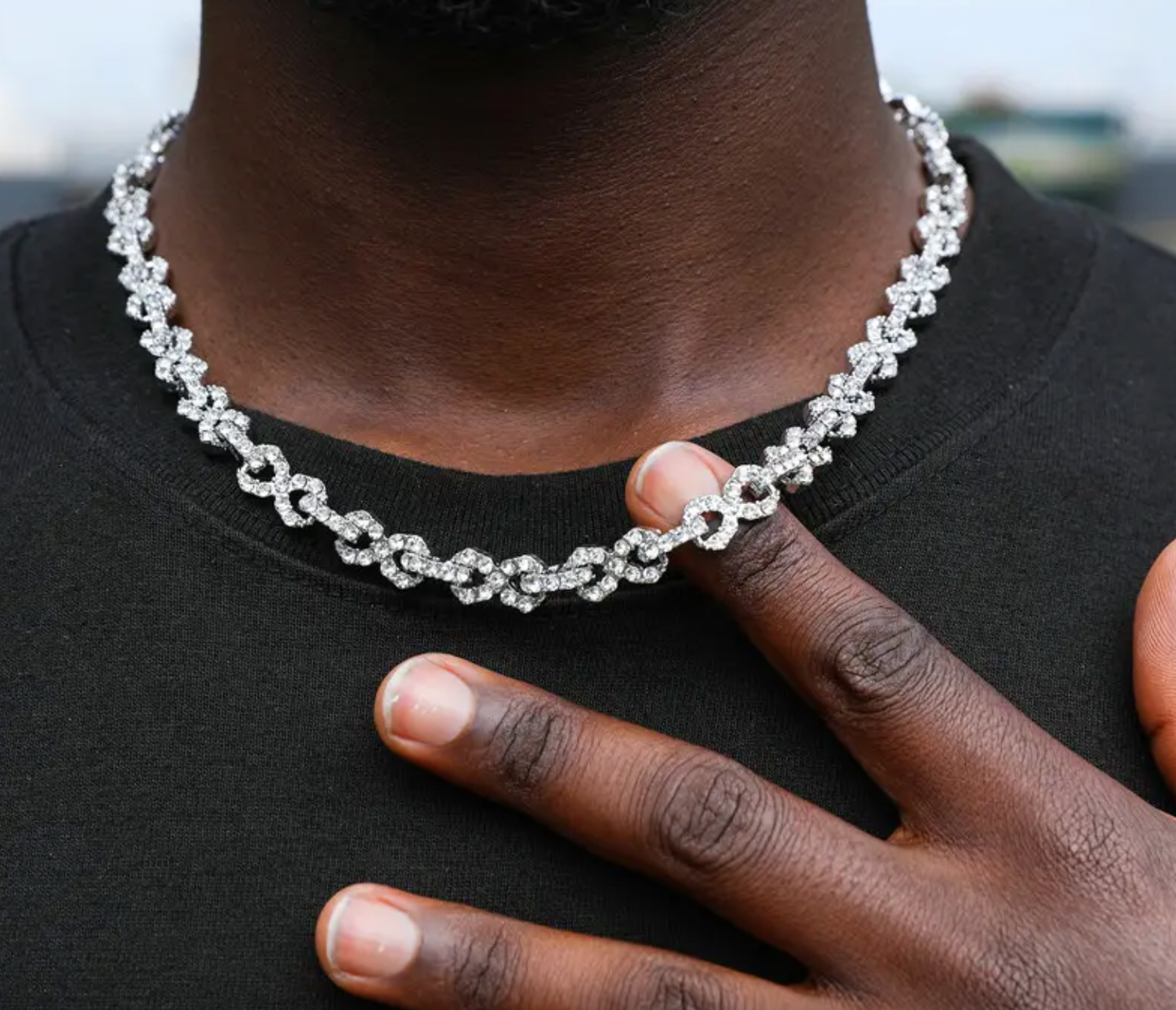 LINK CHAIN ZIRCONIA