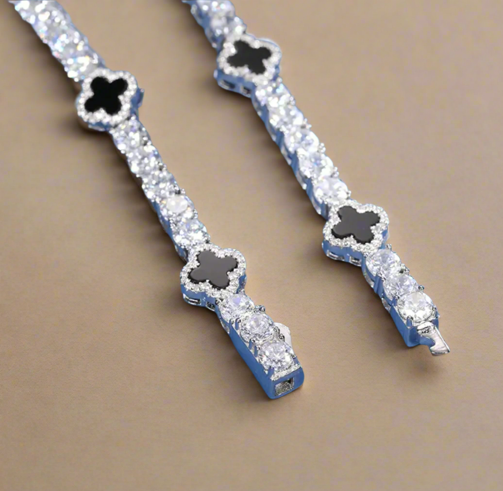 VVS CLOVER TENNIS BRACELET