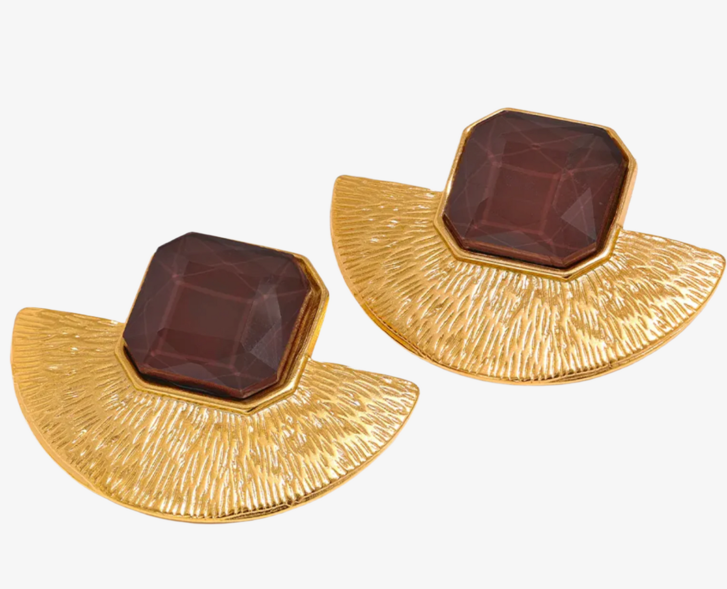 CRYSTAL GEOMETRIC EARRINGS