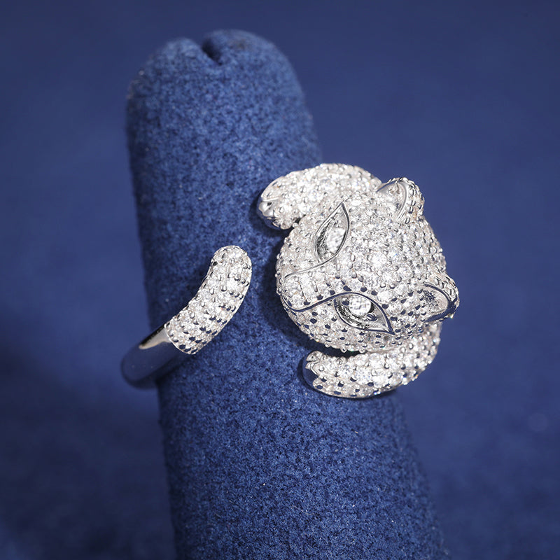 SR LEOPARD RING