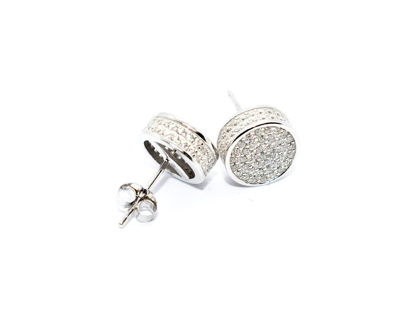 ROUND STUD EARRINGS