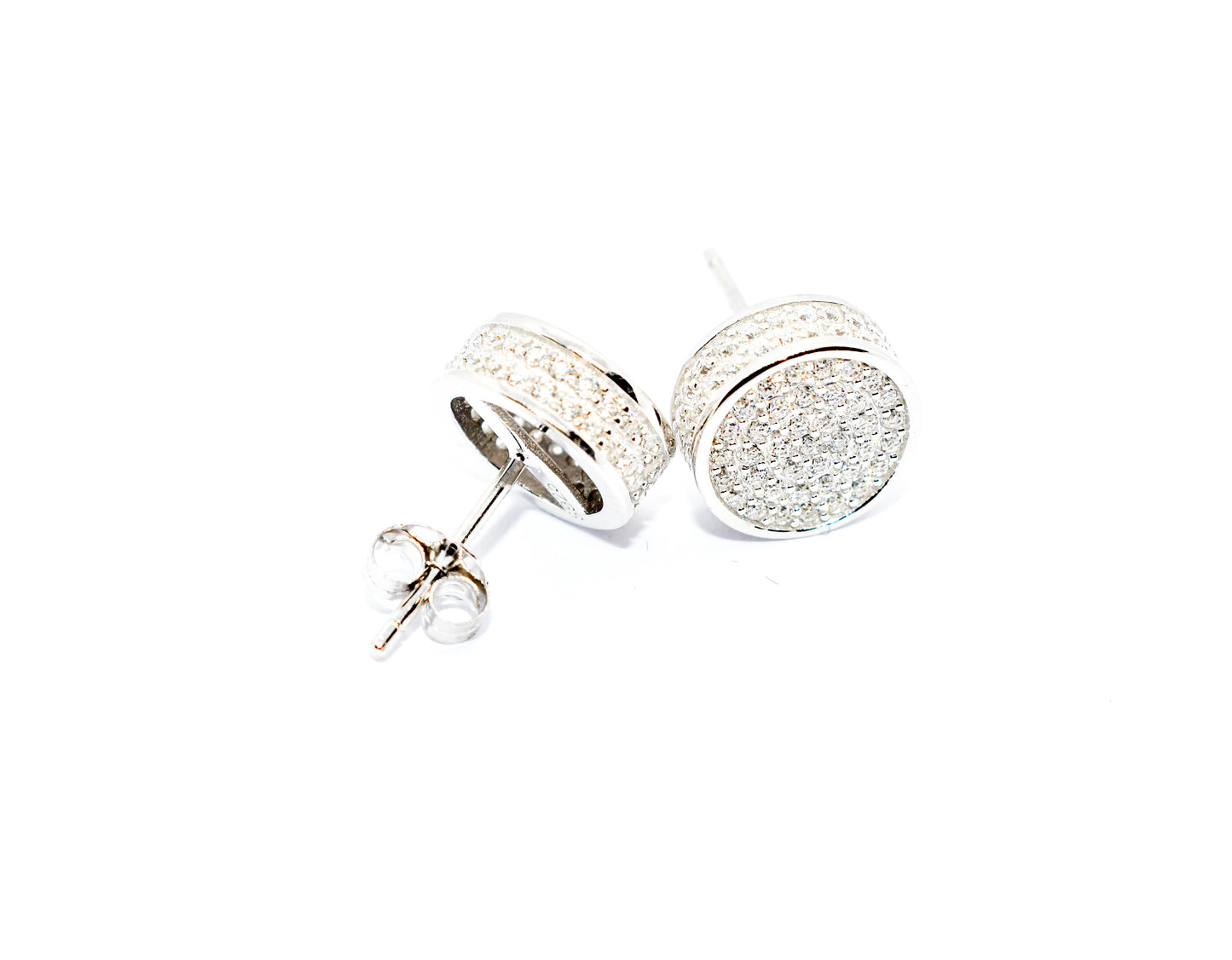 ROUND STUD EARRINGS