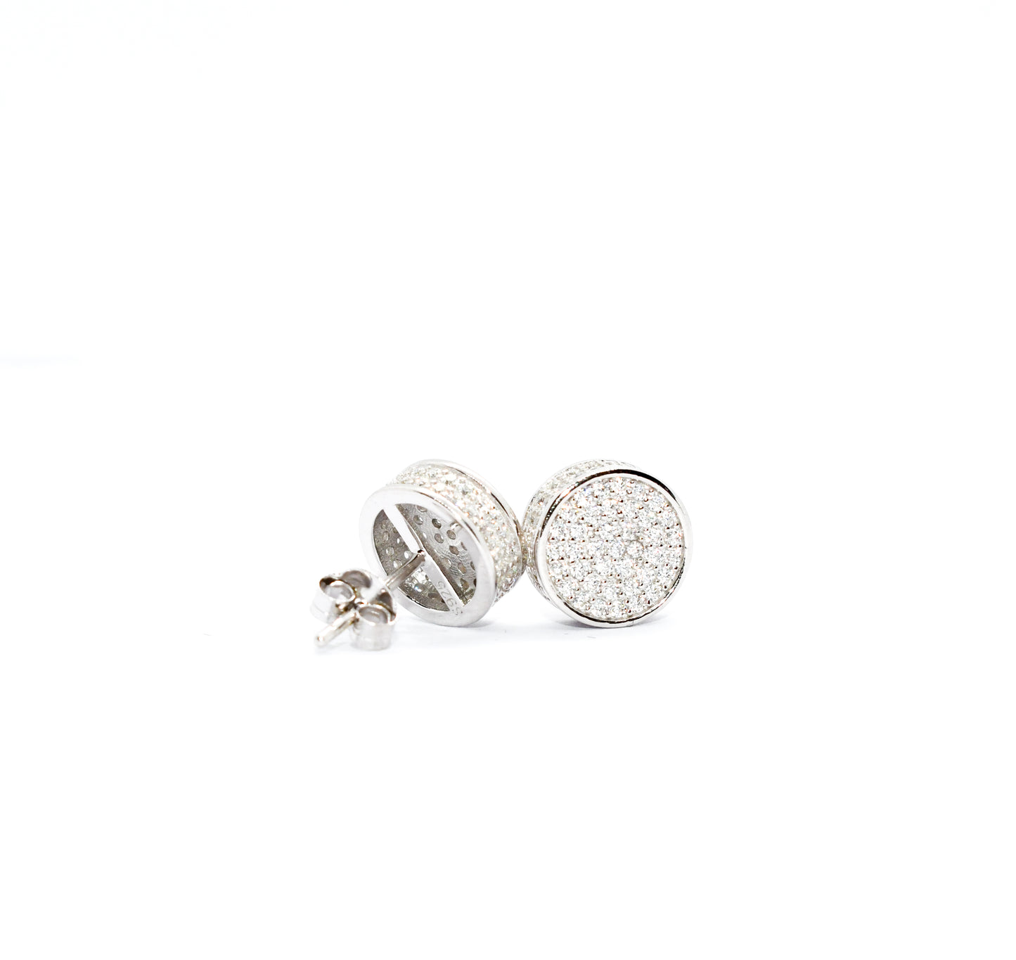 ROUND STUD EARRINGS