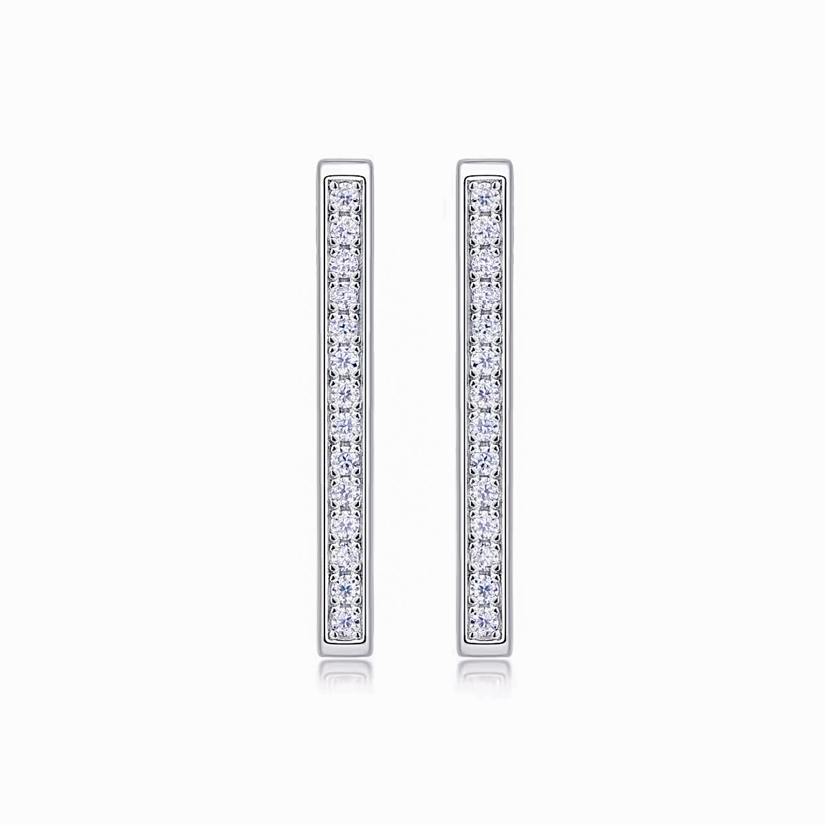 RECTANGLE HOOP EARRINGS