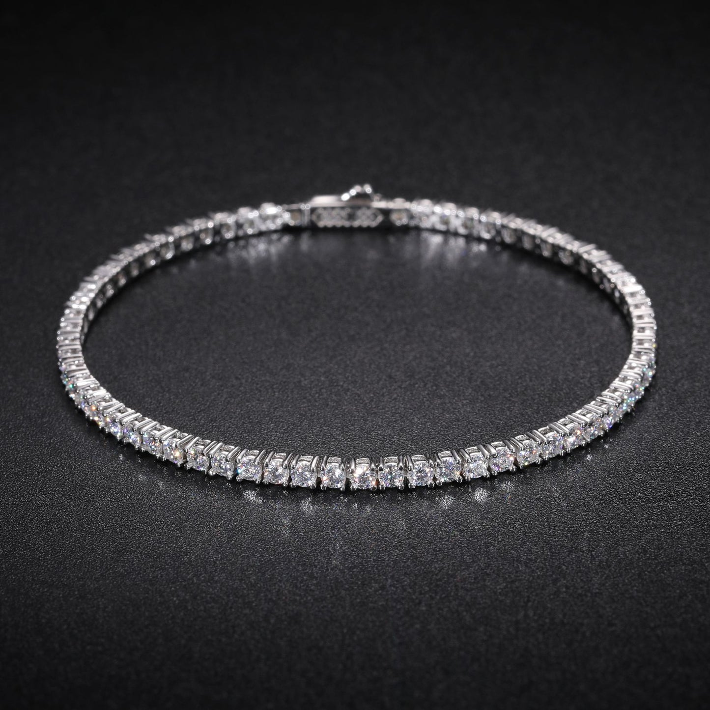 SR TENNIS CHAIN BRACELET 7.5 INCH