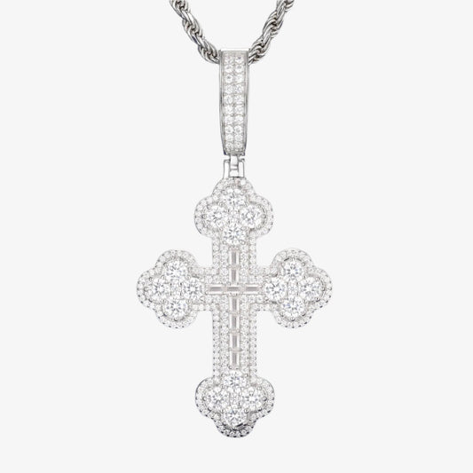 ICED CROSS PENDANT CRUCIFIX