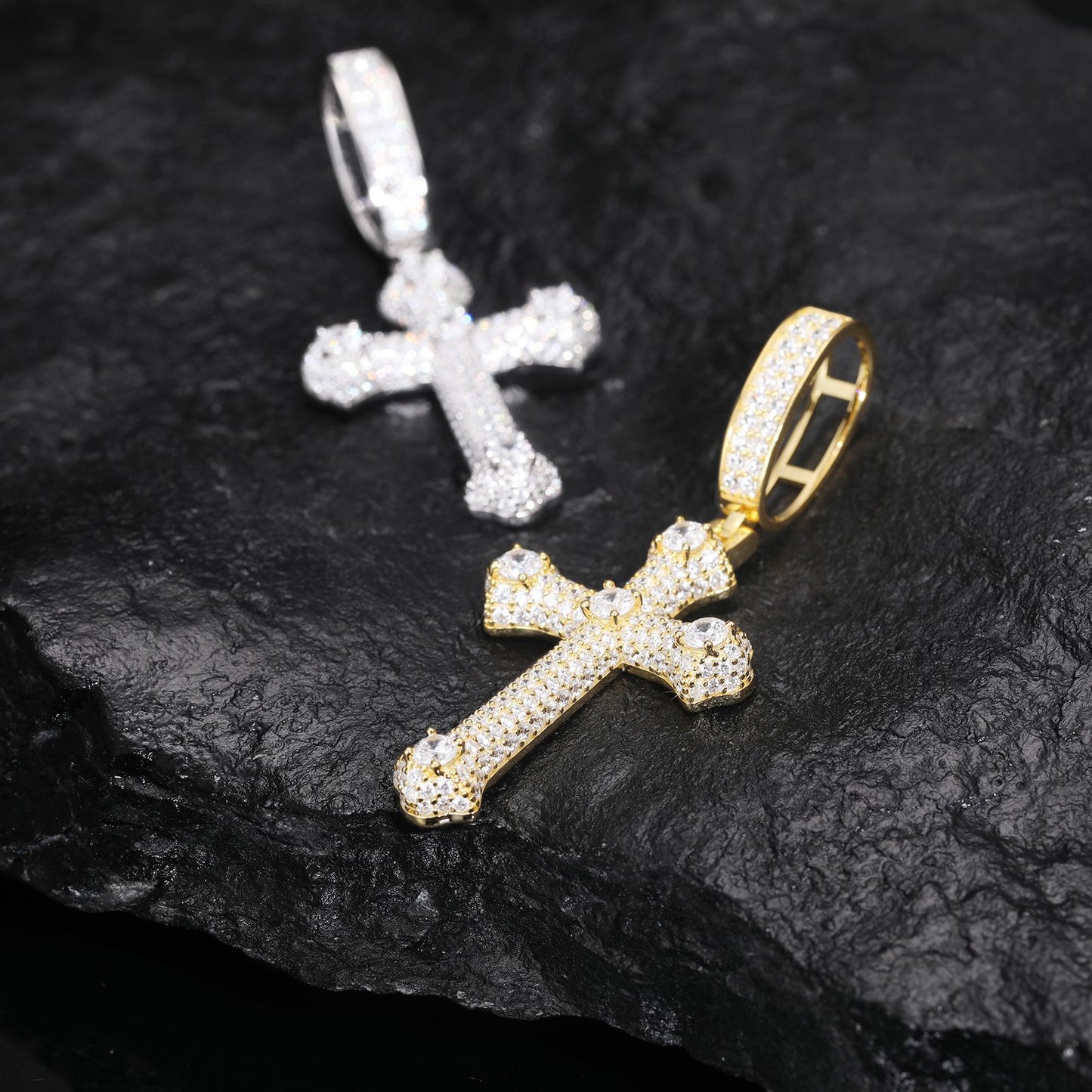 IRIS CROSS PENDANT CRUCIFIX