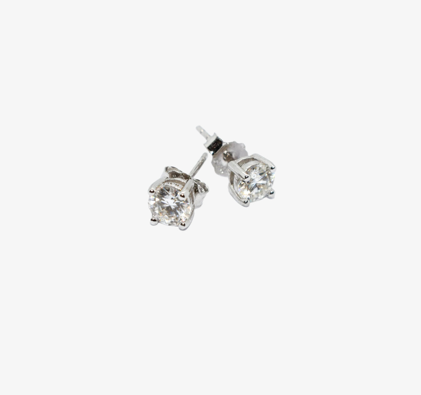 CLASSIC 4-PRONG STUD EARRINGS- 4MM