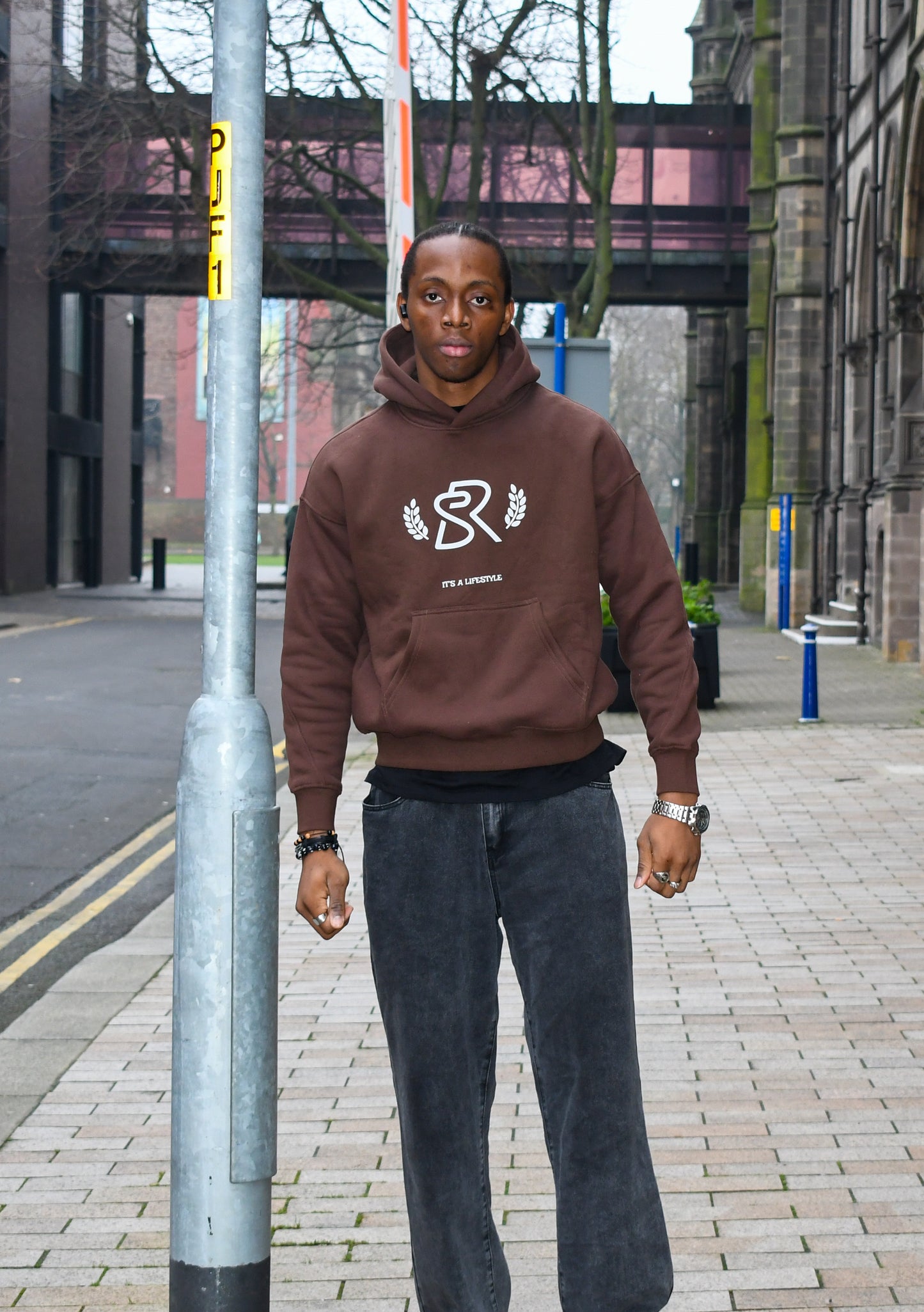 SR BROWN HOODIE