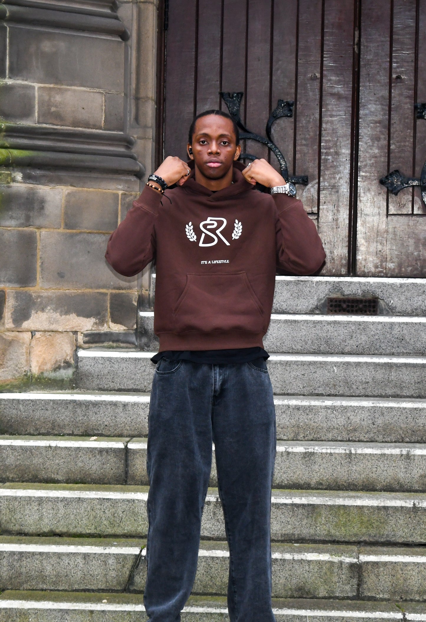 SR BROWN HOODIE